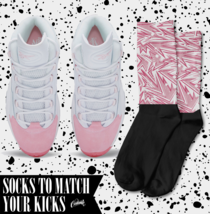 ABS Socks for  Question Mid Pink Toe Bubblegum Love Letter Arctic Shirt1 - £16.53 GBP