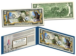 Official 9/11 World Trade Center National Museum Memorials Colorized Us $2 Bill - £11.14 GBP