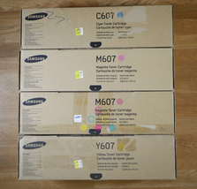 Samsung MultiXpress CLX-9250ND/9352NA CLT-607S CMMY Toner Carts. Same Da... - £233.32 GBP