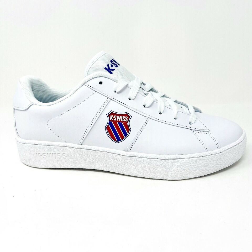 K-Swiss Court Casual White Corporate Mens Athletic Sneakers 06533 134