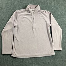 Eddie Bauer 1/4 Zip Pullover Womens Large Fleece Mock Neck 100% Polyeste... - $346.18 MXN