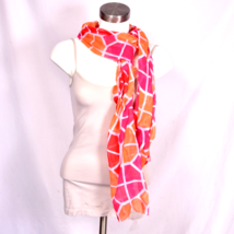 Pink &amp; Orange Sheer Scarf  Some small picks (See photos) - £7.29 GBP