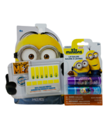 Despicable ME 2 Minions Nail Polish strips &amp; Lip Balm set - $225.96 MXN