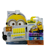 Despicable ME 2 Minions Nail Polish strips &amp; Lip Balm set - £9.34 GBP