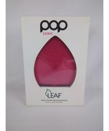 Pop Sonic Leaf Sonic Facial Cleansing Electric Device Hot Pink New - $28.99