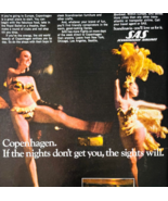 1968 Scandinavian Airlines Advertisement Vintage Aviation SAS Copenhagen... - $28.01 CAD