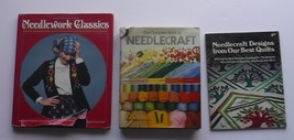 Needlecraft Books lot of 3 Needlecraft Designs from our best Quilts - £18.58 GBP