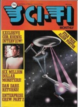 Sci-Fi Monthly British Poster Magazine #6 Space: 1999 Star Trek 1976 FINE+ - £5.27 GBP