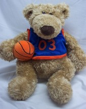 Gund Pottery Barn Kids Basketball Clancy Teddy Bear 10&quot; Plush Stuffed Animal Toy - £31.03 GBP