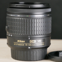 Nikon Af-p DX Nikkor 18-55mm F/3.5-5.6g VR II Zoom DSLR Camera Lens Working - $38.60
