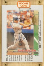 1993 Topps Stadium Club Rookie Baseball Card Eric Karros Certified Autograph #8 - $21.03