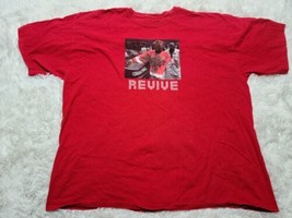2pac Red Wings Tupac Spitting Hip Hop Men&#39;s XXL T-Shirt Revive 90s Rap Red Tee - £7.21 GBP
