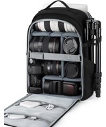 Camera Backpack,Bagsmart Dslr Slr Camera Bag Backpack Fits 15.6 Inch, Bl... - $73.96