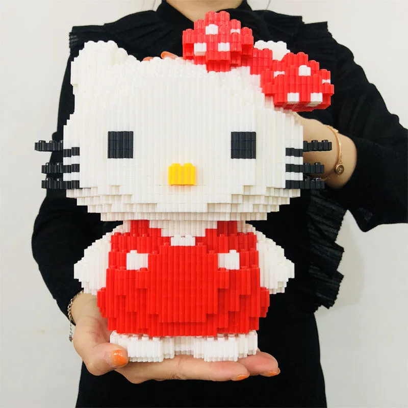 Hello Kitty Kuromi My Melody Sanrio Anime Peripheral Cartoon Kawaii Cute Buildin - £18.68 GBP