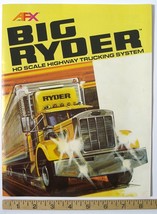 6-Side 1982 Aurora Afx Big Ryder Highway Trucking System Slot Car Catalog A++! - £17.52 GBP