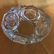 Heavy crystal glass dish/ashtray by Pasari Indonesia - £14.88 GBP