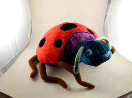 Lady Bug plush from The Grouchy Lady Bug by Eric Carle Crushed Velvet 11 inches - £8.85 GBP