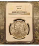 1884-O Morgan Dollar NGC MS64 - $158.55 CAD