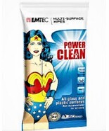 SALE Emtec 50 Cleaning Wipes Travel Size Kill Germs Multi-Surfaces Glass... - $75.83 MXN