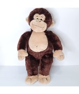 Build A Bear Smiley Monkey Dark Brown Plush 18&quot; Gorilla Stuffed Animal T... - $360.50 MXN