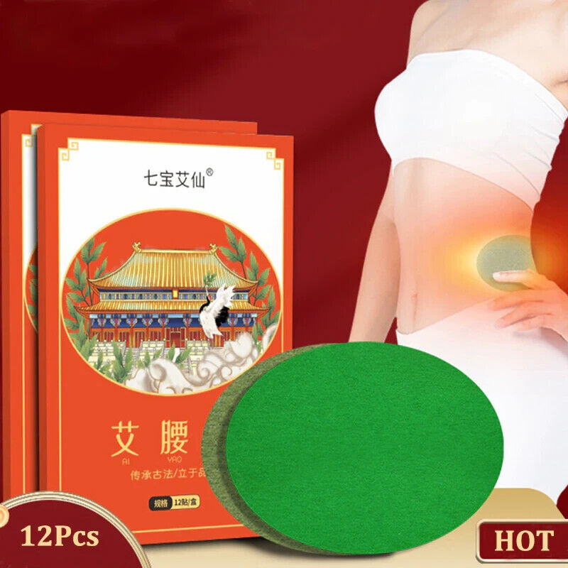 12 PCS Natural Wormwood Slim Waist Patch Sticker Fat Burning Slimming Patches - $6.95