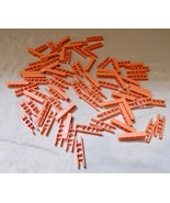 K&#39;NEX Building Toys Bulk Lot Parts 79pc Single Position Orange 1 1/2&quot; Kn... - $13.02 CAD