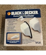 NEW Genuine Black &amp; Decker VF20 Replacement Filter Set for V Series Dust... - €7,77 EUR