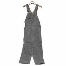 Vintage Men&#39;s OshKosh B&#39;Gosh Striped Railroad Overalls Bibs Vestbak Union - £78.95 GBP