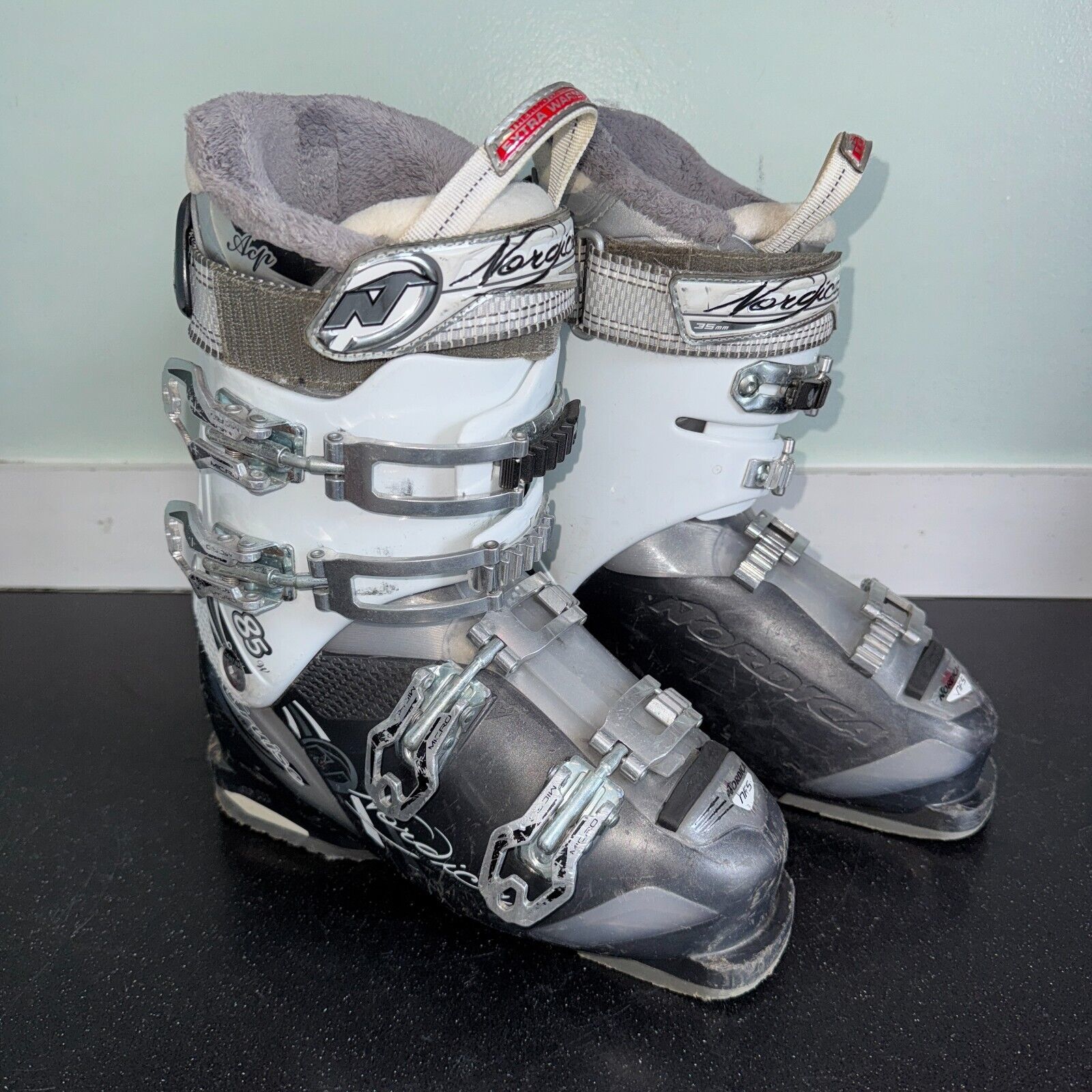 Nordica Womens Ski Boots NFS Cruise 85W M27 27 285mm 35mm Straps - $49.49