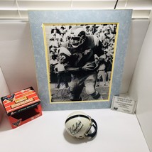 John Cappelletti Signed 16x20 Photo &amp; Penn State Mini Helmet 1973 Heisman COA - £196.68 GBP
