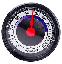 rOund small HYGROMETER Humidity Monitor Measure Percentage Moisture Gaug... - £16.84 GBP