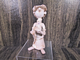 Vintage Bencini Pottery Art Italy The Tennis Player Sculpture Signed 5.5&quot; Rare - £19.77 GBP