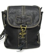 Xiangy Cael Deon Dark Brown Pebbled Leather Shoulder Purse Hand Bag - £21.21 GBP