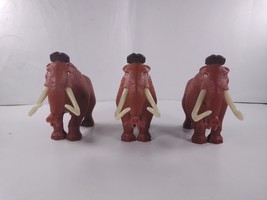 7 McDonalds Ice Age Toys: 3 Dawn Dinosaurs Manny Figs, 2 Continental Drift Shira - £4.75 GBP