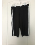 1 Pc Life Women&#39;s Black Gray White Capri Pants ActiveWear Size Small  - £30.09 GBP