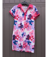 Juicy By Juicy Couture Dress Retro Floral Short Sleeve Collar  60’s Y2K ... - $43.32 CAD