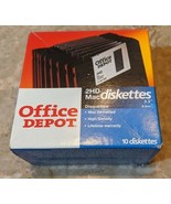 Office depot 2HD Mac diskettes 3.5&quot; 10 diskettes - $18.01 CAD
