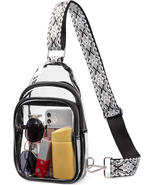 Clear Bag for Stadium Events, Clear Crossbody Bag, Small Transparent Purses - $318.49 MXN