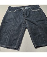 Ashley Stewart Denim Jean Shorts Baggy Mid Rise 5 Pockets Womens Size 18W - €13,53 EUR