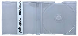 SLIM Import CD-5 Maxi SUPER Clear CD Jewel Cases J Card European 7.2mm - £14.05 GBP+