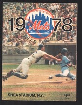 New York Mets Baseball Team Yearbook-MLB 1978-Shea Stadium-player pix-Joe Tor... - £53.24 GBP