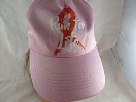 Breast Care Research Foundation Baseball Hat Cap Run For Life One Size F... - $14.73