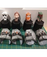 Lot Of 4 Hallmark Mystery Ornament Star Wars Scout Trooper, Princess Lei... - £22.82 GBP