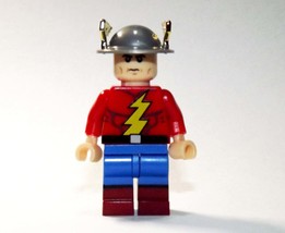 Classic Golden Age Flash DC Comic  Building Minifigure Bricks US - £7.01 GBP