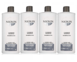  Nioxin System 2 Cleanser shampoo 33.8 oz (Pack of 4) - £79.30 GBP