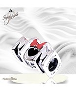 Pandora Disney Minnie Mouse Bow &amp; Mom Charm #799363C01 US SELLER - $41.58