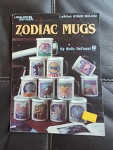 1992 Leisure Arts Leaflet 2322 ZODIAC MUGS buy Holy DeFount Cross Stitch... - £6.69 GBP