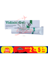 2 X 10g Vidisic Gel Lacrimal Fluid in Dry Eye Ophthalmic Gel Free Shipping - $514.63 MXN