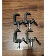 Lot of 4 Altman Stage Heavy Duty Pipe C Clamp Cast Iron - $63.69