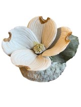 Vintage Capodimonte Napoleon Italy Porcelain Dogwood Floral Flower Bloom... - $29.66